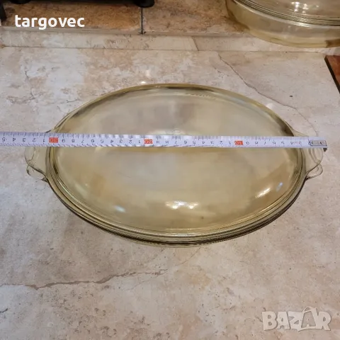 огнеупорен съд йенско стъкло внос Германия, снимка 3 - Съдове за готвене - 48443330