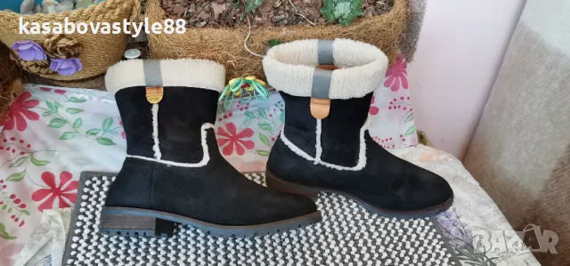 Ботуши Mexx 38 н. Естествен велур , снимка 7 - Дамски ботуши - 47882850