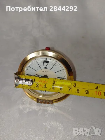 Стар Руски Механичен Будилник- СЛАВА, снимка 7 - Колекции - 49829916