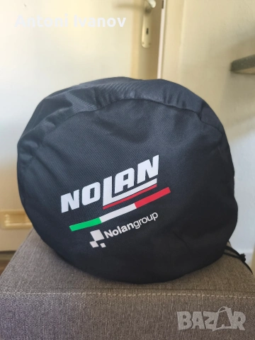 Каска Nolan N87 Rapid N-Com XL бяла – чисто нова, снимка 8 - Спортна екипировка - 54362197