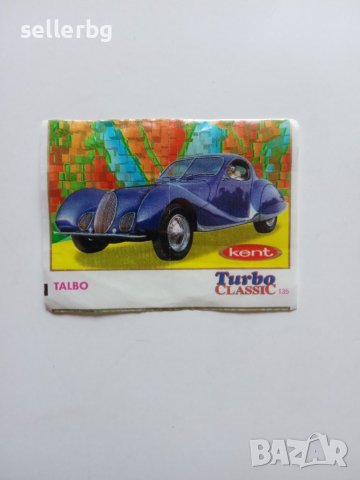 Картинка от дъвки ТУРБО Turbo classic лилав надпис , снимка 1 - Колекции - 42072632