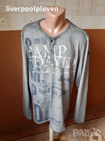 👉Camp David Original L ефектна, снимка 3 - Блузи - 53282649