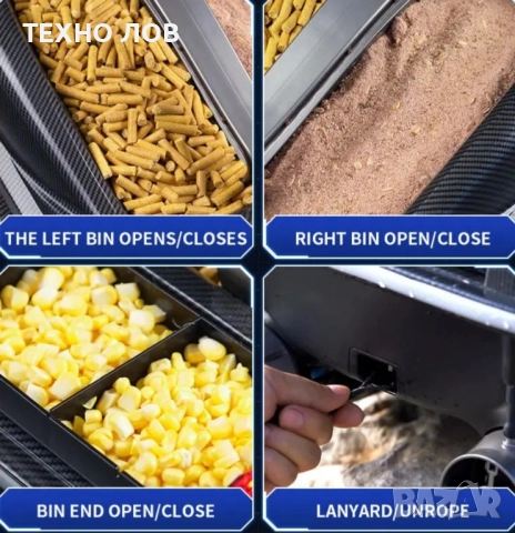 ЛОДКА ЗА ЗАХРАНКА HJ817 GPS, Li-Ion батерия, гласово дистанцонно , снимка 6 - Такъми - 51675519