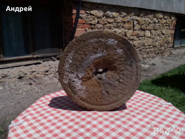 Старинно каменно точило от дялан камък #7