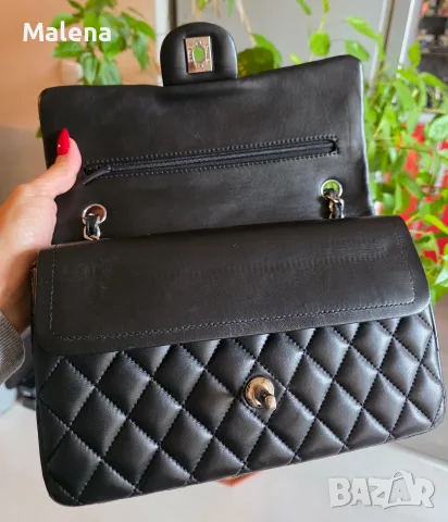 Chanel естествена кожа, снимка 5 - Чанти - 56461059