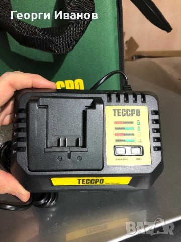 TECCPO Акумулаторен ударен винтоверт 2.0AH, снимка 8 - Бормашини - 42301901