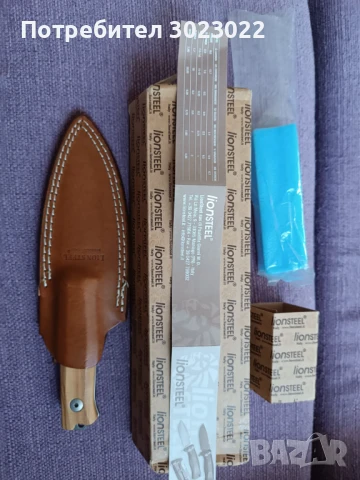 Нож LionSteel B41 Santos B41-ST за бушкрафт, снимка 4 - Ножове - 51115933