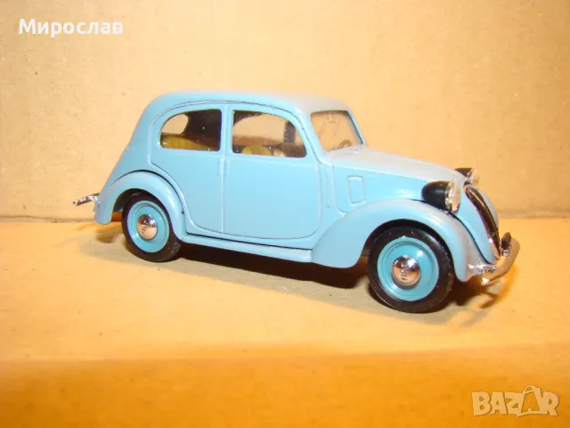 1:43 BRUMM FIAT??? RENAULT?? КОЛИЧКА РЕТРО МОДЕЛ ИГРАЧКА, снимка 3 - Колекции - 48814305