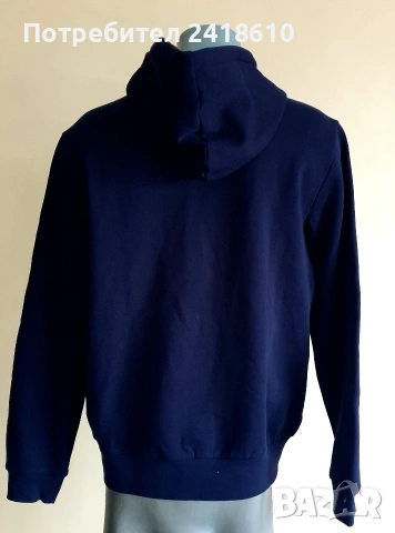 Lacoste Classic Fit  Full Zip Hoodie Mens Size 4 - M НОВО! ОРИГИНАЛ! Мъжка Качулка с цял цип!, снимка 2 - Спортни дрехи, екипи - 53708571