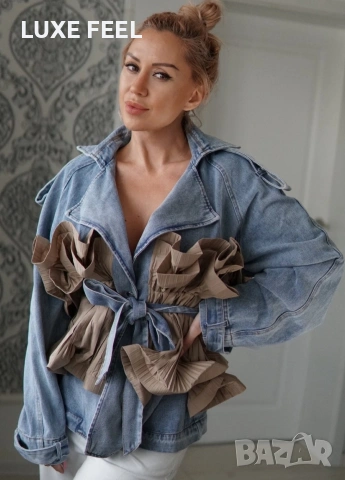 💎 Деним Яке , снимка 2 - Якета - 53930094
