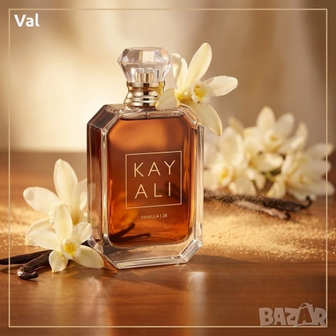 Луксозен парфюм Kayali Vanilla28, EDP, 100мл - Изтънчен шедьовър от жасмин, мадагаскарска ванилия , снимка 4 - Унисекс парфюми - 53968380