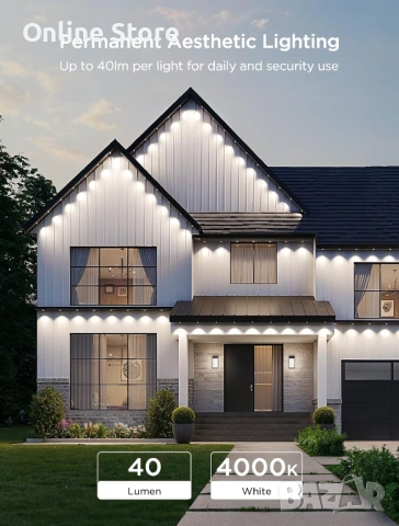 Govee 2 външно RGBIC осветление 30 м – 72 LED, IP67, смарт управление, снимка 4 - Външни лампи - 54171095