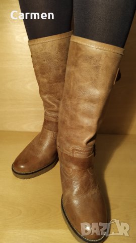 Италиански ботуши от естествена кожа, снимка 7 - Дамски ботуши - 31280862