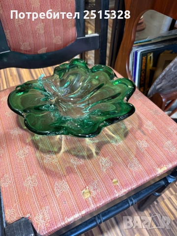 голяма масивна купа мурано, снимка 4 - Антикварни и старинни предмети - 52875390