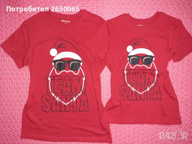 Коледни тениски мама и дете, снимка 2 - Тениски - 38591059