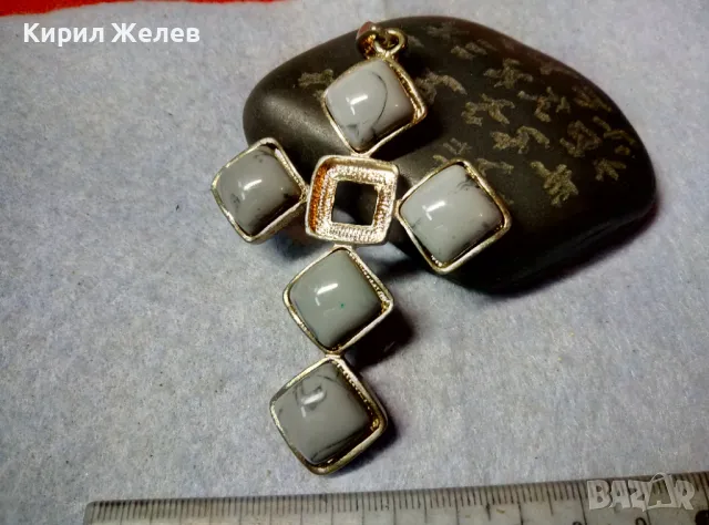 ИНТЕРЕСЕН ФЕШЪН АРТ СРЕБРИСТ КРЪСТ 48887, снимка 5 - Колиета, медальони, синджири - 48842408