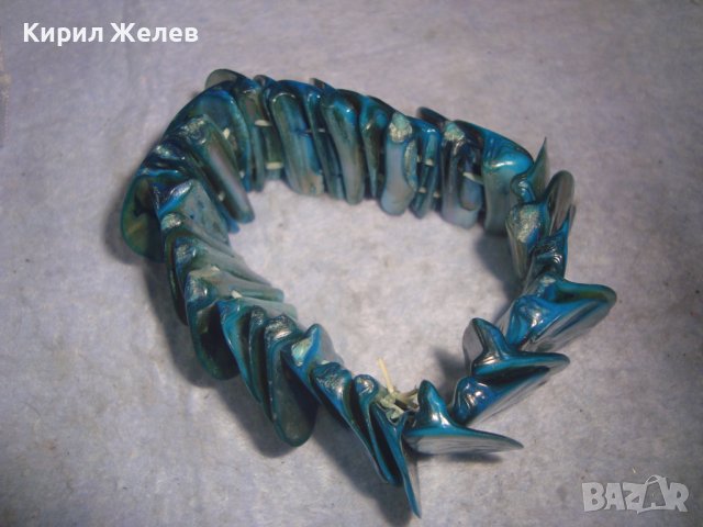 ПРЕКРАСНА СЕДЕФЕНА ЛЯТНА ФЕШЪН АРТ ХЕНД МЕЙД ГРИВНА 27998, снимка 6 - Гривни - 37026586