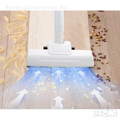 Акумулаторна домакинска ръчна прахосмукачка с 5 накрайника, снимка 5 - Прахосмукачки - 51224946