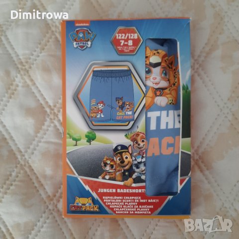 р-р122-128см Пес патрул /PAW Patrol бански , снимка 3 - Детско бельо и бански  - 42470854