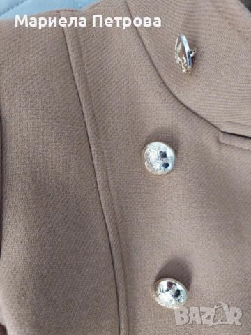 Sara Sweidan Зимно вълнено палто , снимка 8 - Палта, манта - 52647151