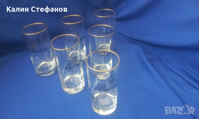 Чаши за безалкохолното за уиски BALLANTINES уникат 6 бр , снимка 3 - Чаши - 30747443