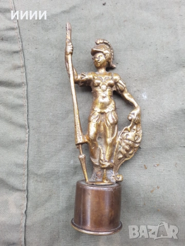 Бронзова пластика статуетка Марс, снимка 3 - Антикварни и старинни предмети - 53890087