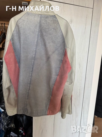 Кожено яке уникат л, снимка 4 - Якета - 53183584