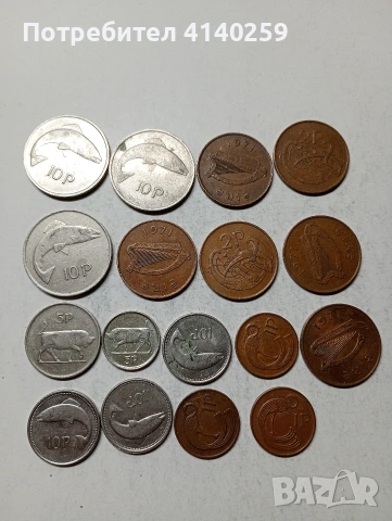 ИРЛАНДИЯ МОНЕТИ 