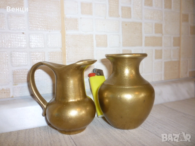 Бронзови Кана Ваза, снимка 6 - Антикварни и старинни предмети - 51805144