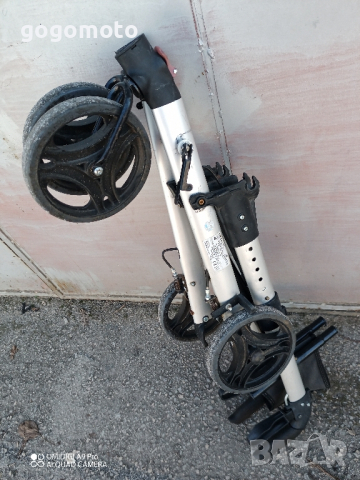 ролатор ДВОЙНО СГЪВАЕМ, проходилка алуминиева, олекотена конструкция, снимка 8 - Ролатори - 44717070