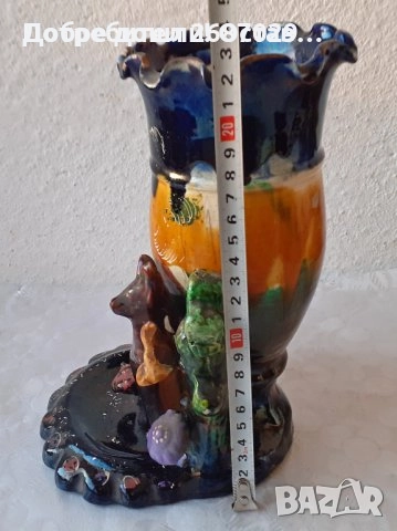 Вази: петел ваза керамика стара фигура статуетка, бонбониера, антика антики, снимка 17 - Статуетки - 30603032