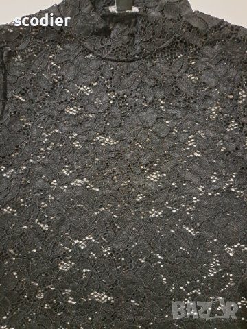 Amisu - дантелена блуза S и М, снимка 2 - Блузи с дълъг ръкав и пуловери - 42821599