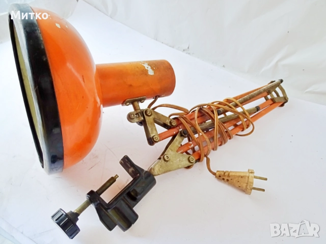 Стара Настолна Чертожна Преносима Лампа 1, снимка 9 - Колекции - 51962992