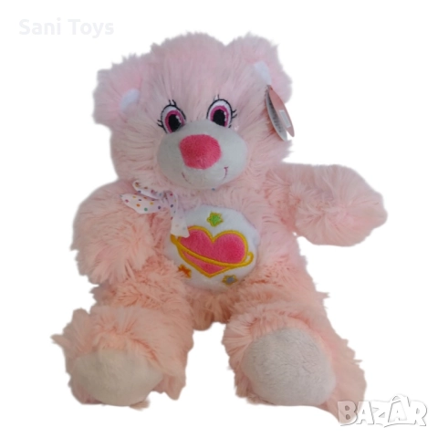 Мече с бродерия, 20 см, снимка 3 - Плюшени играчки - 51769754
