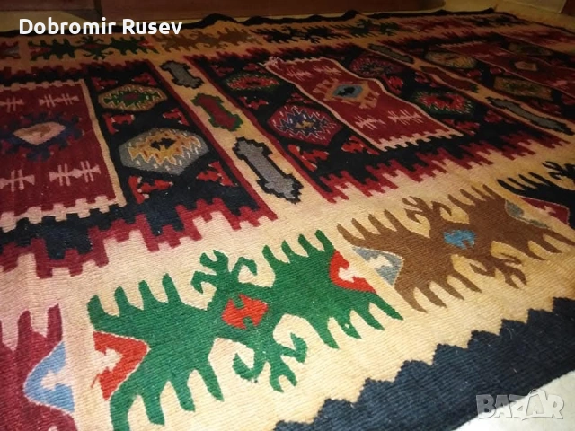 200 годишна чипровска черга „Куфарите“ от Банатски българи, снимка 7 - Килими - 54335512