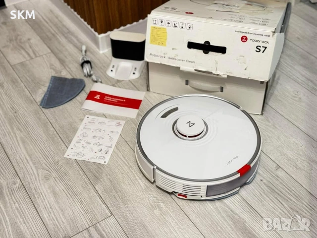 Roborock S7 / Вакум Робот /Вибриращ и повдигащ Моп/ LiDAR карти робот прахосмукачка, снимка 6 - Прахосмукачки - 54117732