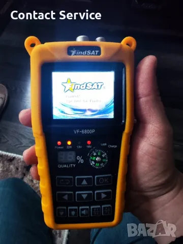 FindSat VF-6800P.Уред за измерване сателитен,цифров,аналогов сигнал и камери, снимка 3 - Други инструменти - 49275142