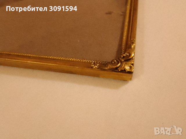 Рамка за снимка настолна става и за стена Арт Деко -1930г  не е използвана , снимка 2 - Антикварни и старинни предмети - 44218170
