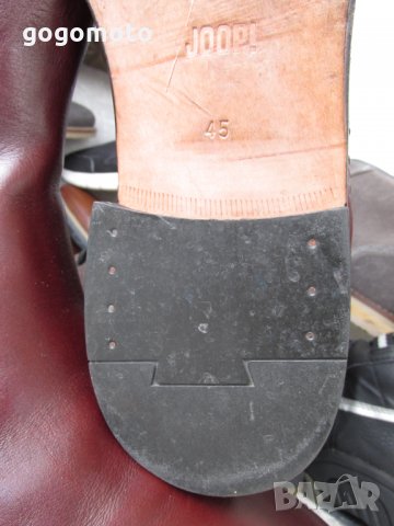 КАТО НОВИ Небрежно официални,висококачествени, луксозно - ежедневни мъжки боти 44 - 45 original JOOP, снимка 8 - Мъжки боти - 31370832