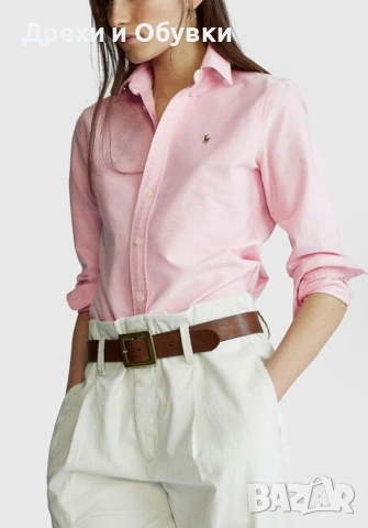 Нова розова риза POLO RALPH LAUREN , снимка 18 - Ризи - 54340687