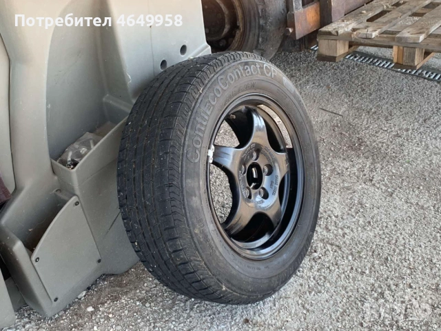 Продавам резервна гума тип патерица за Мерцедес S класа +крик и оригинални инструменти, снимка 4 - Гуми и джанти - 52444526