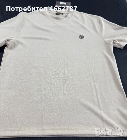 Loro Piana-Оригинална мъжка нова тениска Л размер, снимка 2 - Тениски - 53490824