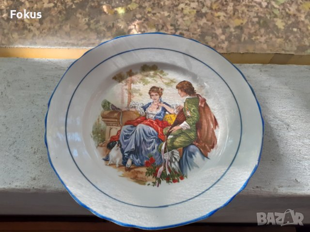 Стар порцелан колекционерска чиния, снимка 1 - Антикварни и старинни предмети - 38439886