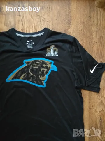 nike carolina panthers - страхотна мъжка тениска 2ХЛ, снимка 2 - Тениски - 48456665