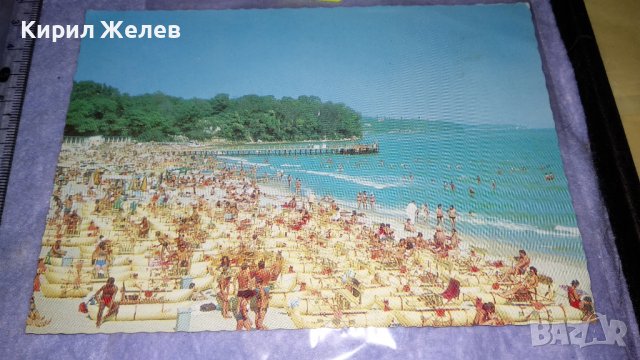 ЗЛАТНИ ПЯСЪЦИ ИЗГЛЕД Стара РЯДКА БЪЛГАРСКА СОЦ ПОЩЕНСКА КАРТИЧКА ТЕМА КУРОРТИ МОРЕ ПЛАЖ НРБ 32451