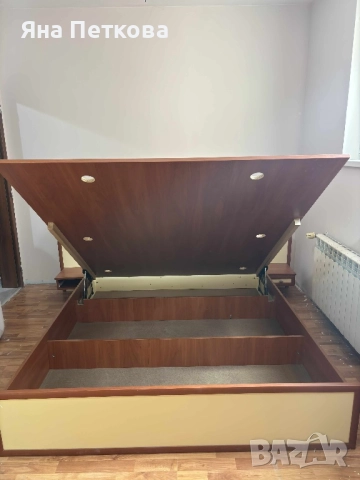 Легло с подматрачна рамка и повдигащ механизъм , снимка 2 - Спални и легла - 52500420