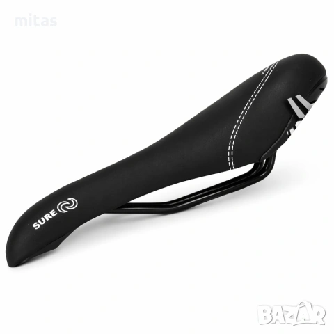 Седалка за велосипед Selle Monte Grappa Sure, черна, Made in Italy, снимка 8 - Аксесоари за велосипеди - 47370113
