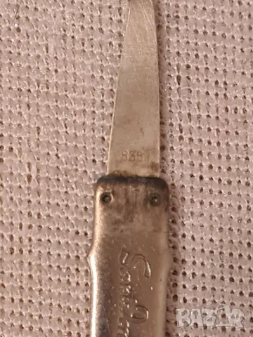 Сребърна клечка за зъби Sanident от 835 проба, снимка 3 - Нумизматика и бонистика - 48830785