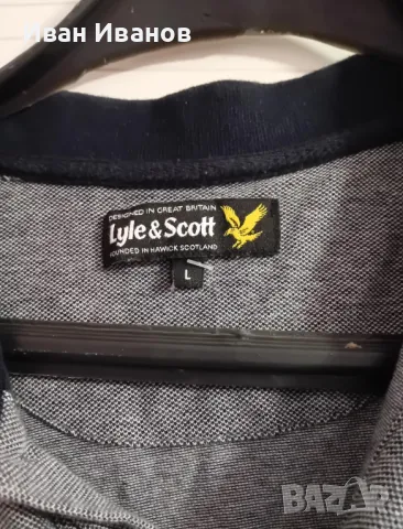 Чисто нова оригинална фланелка с яка Lyle & Scott, снимка 7 - Тениски - 49592156