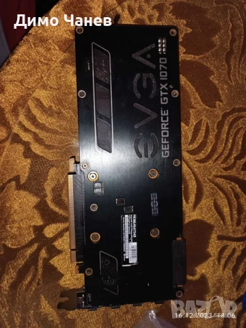 Видеокарта EVGA GeForce GTX 1070 GAMING 8GB GDDR5, снимка 4 - Видеокарти - 51682199